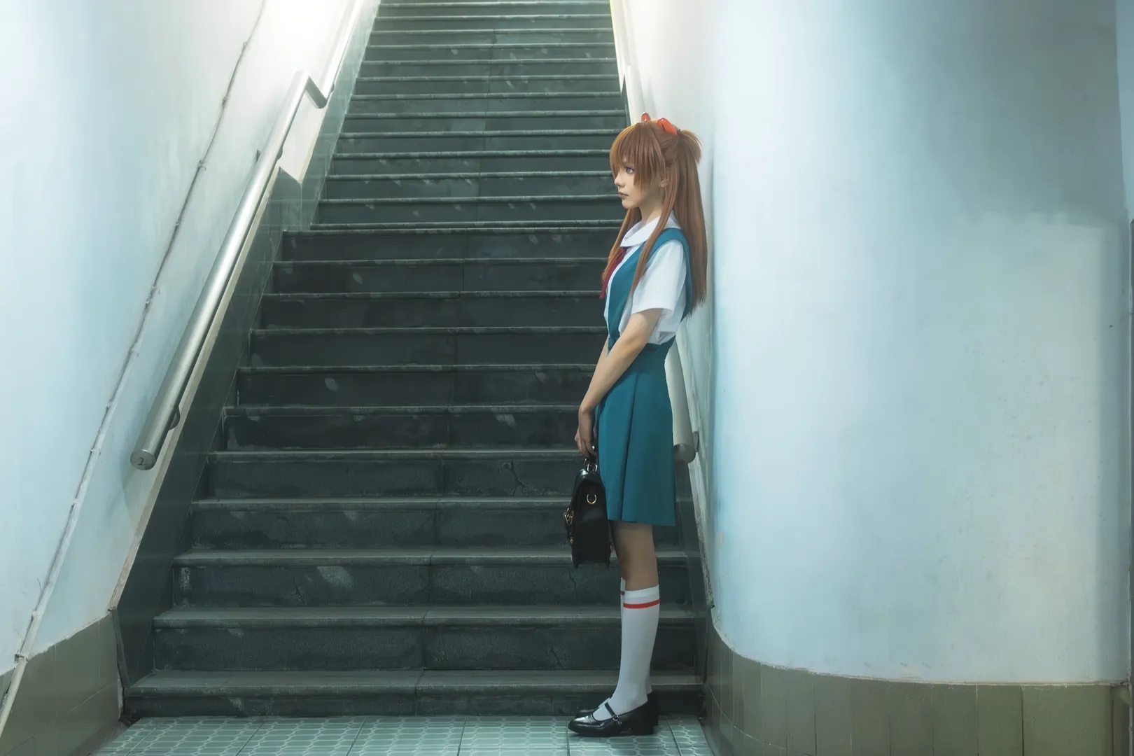 二次元撮影, 雰囲気のある写真, アスカコスプレ, 新世紀エヴァンゲリオン, コスプレ撮影 - 6枚目