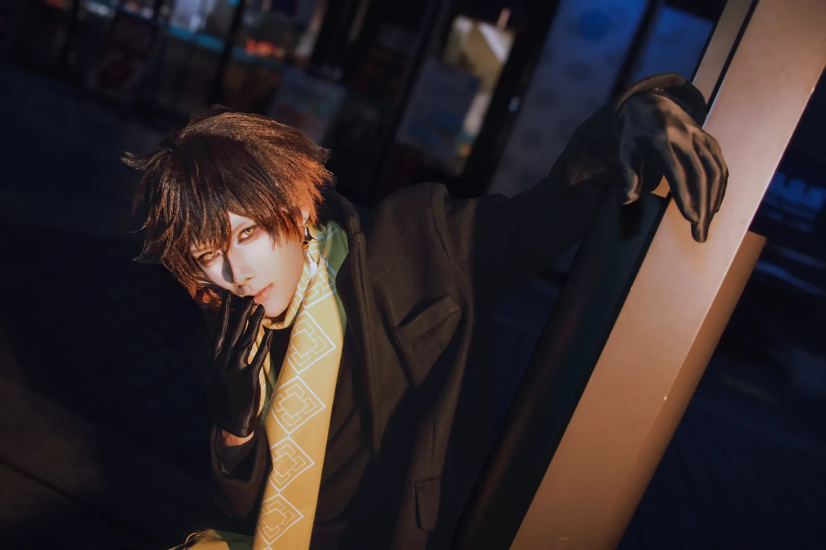 原神, 二次元日常, 钟离cos, cosplay夜景, 跨年cos - 第6张