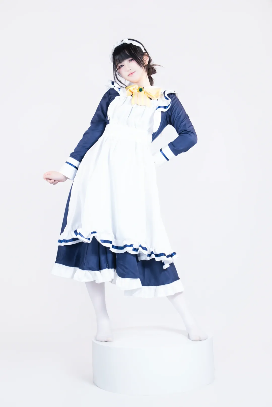 白棚拍摄, 女仆装, 四季夏目cos, cosplay日常, 星光咖啡馆与死神之蝶 - 第2张