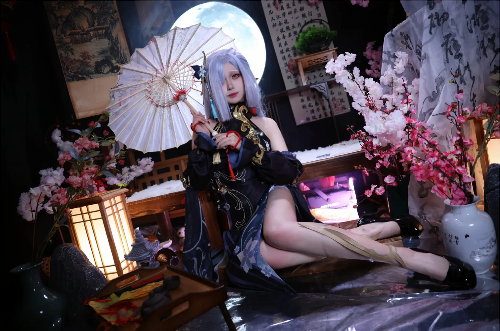 原神, 海灯节, 申鹤cos, cosplay正片, 国风摄影 - 第1张