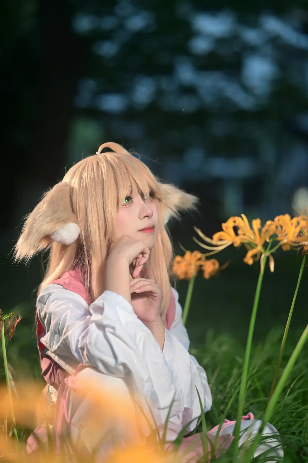 2D, cosplay, Fox Spirit Matchmaker, Outdoor photography, Tushan Susu cosplay - Image 1