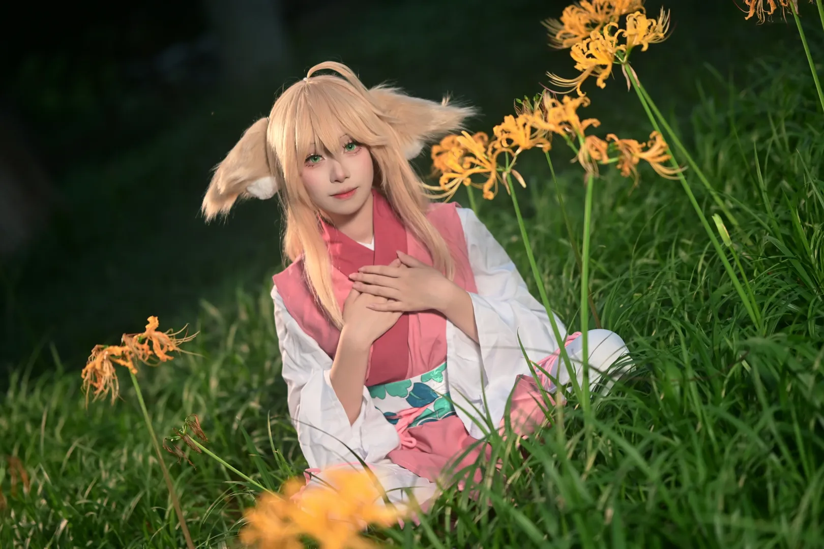 二次元, cosplay, 狐妖小红娘, 外景摄影, 涂山苏苏cos