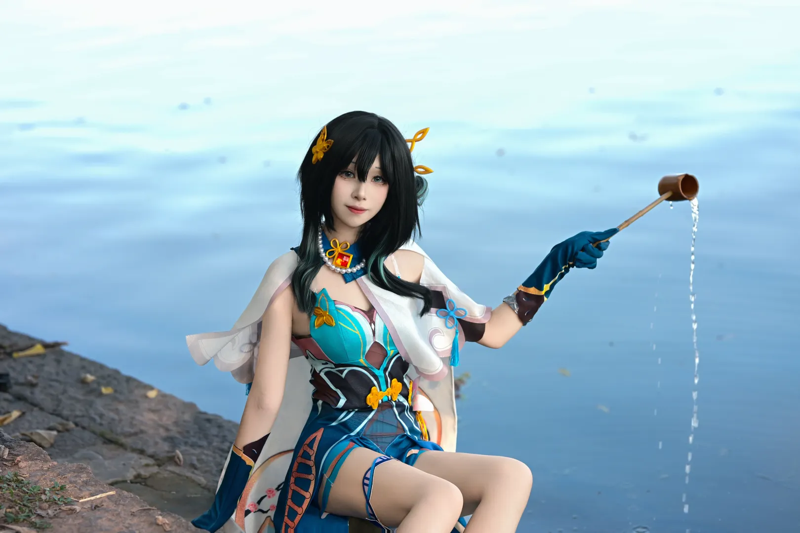 崩坏星穹铁道, 户外摄影, 阮梅cos, cosplay正片, 国风装扮 - 第1张