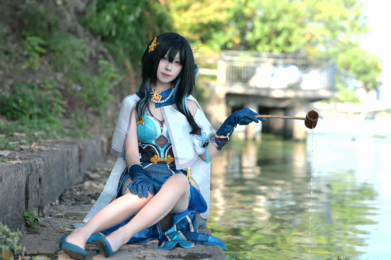 崩坏星穹铁道, 户外摄影, 阮梅cos, cosplay正片, 国风装扮 - 第3张