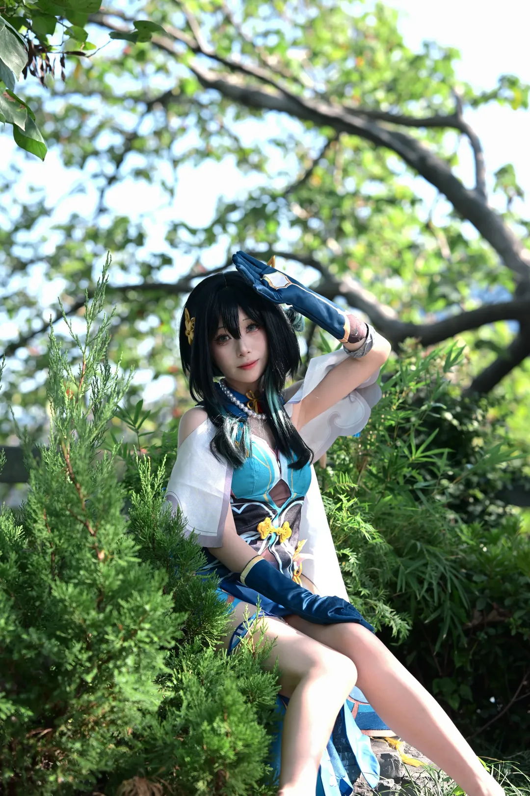 崩坏星穹铁道, 户外摄影, 阮梅cos, cosplay正片, 国风装扮 - 第5张