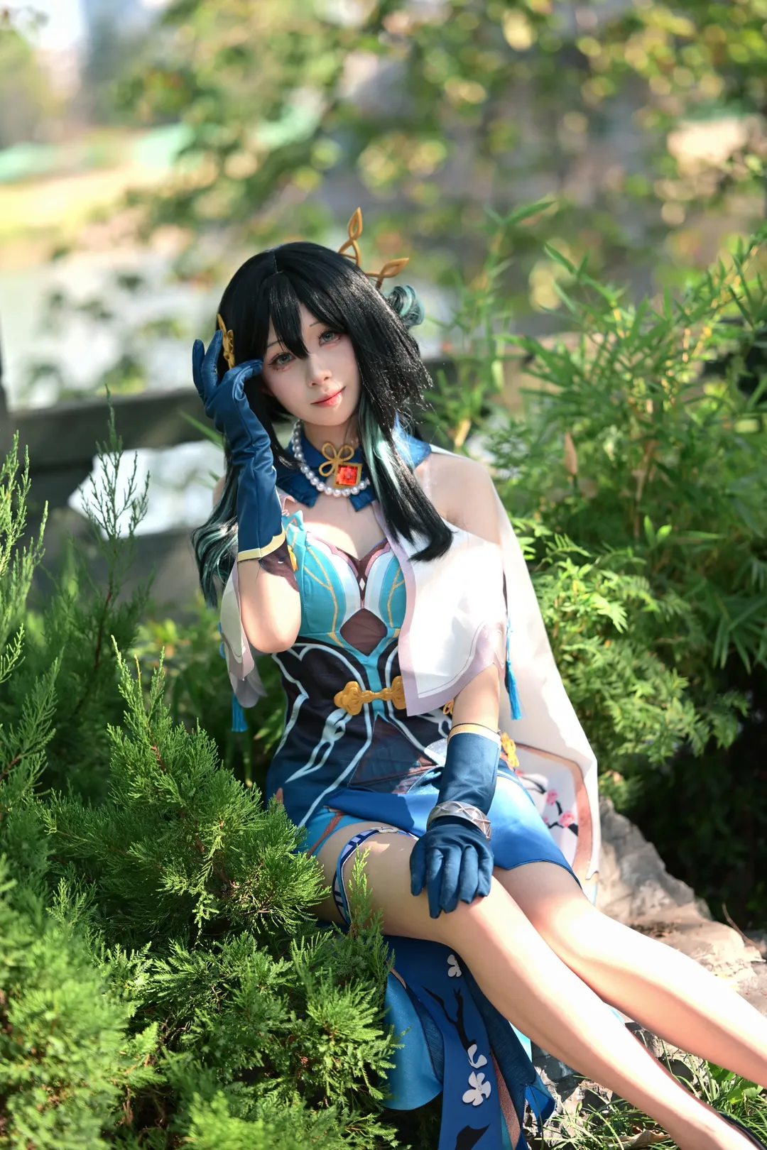 崩坏星穹铁道, 户外摄影, 阮梅cos, cosplay正片, 国风装扮 - 第6张