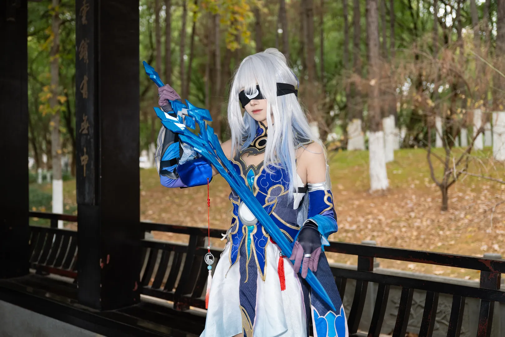 崩壊：スターレイル, 鏡流 コスプレ, コスプレ撮影, 中華風ファンタジー, 屋外撮影 - 1枚目