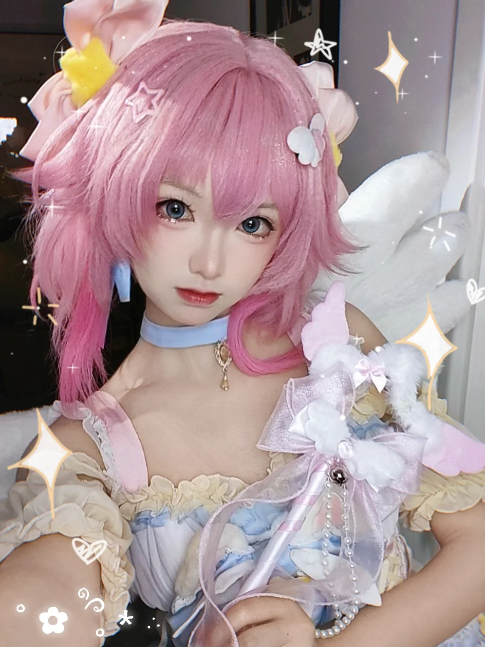Honkai: Star Rail, March 7th cosplay, Fan-made design cosplay, Dreamy Portrait Photography, Magical girl outfit - Image 2