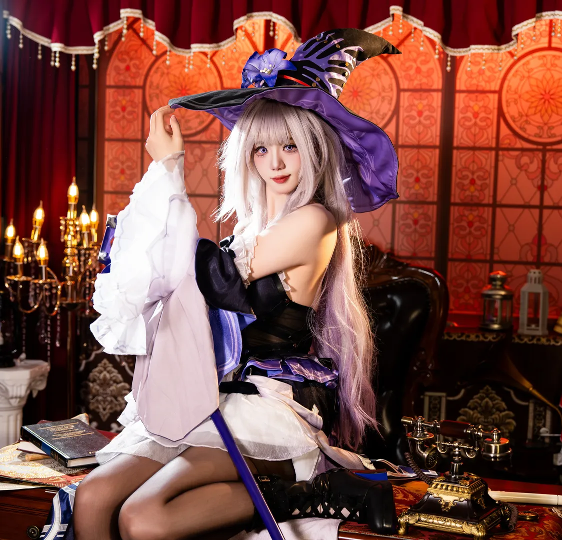 二次元撮影, 崩壊：スターレイル, ヘルタ コスプレ, コスプレ撮影, レトロ魔法風 - 3枚目