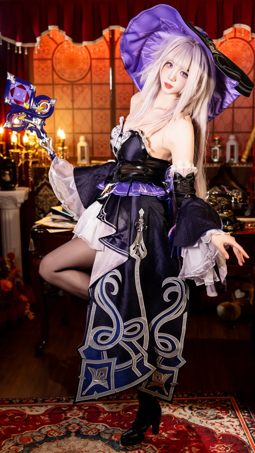 崩坏星穹铁道, 魔法少女, 大黑塔cos, cosplay正片, 二次元写真 - 第3张