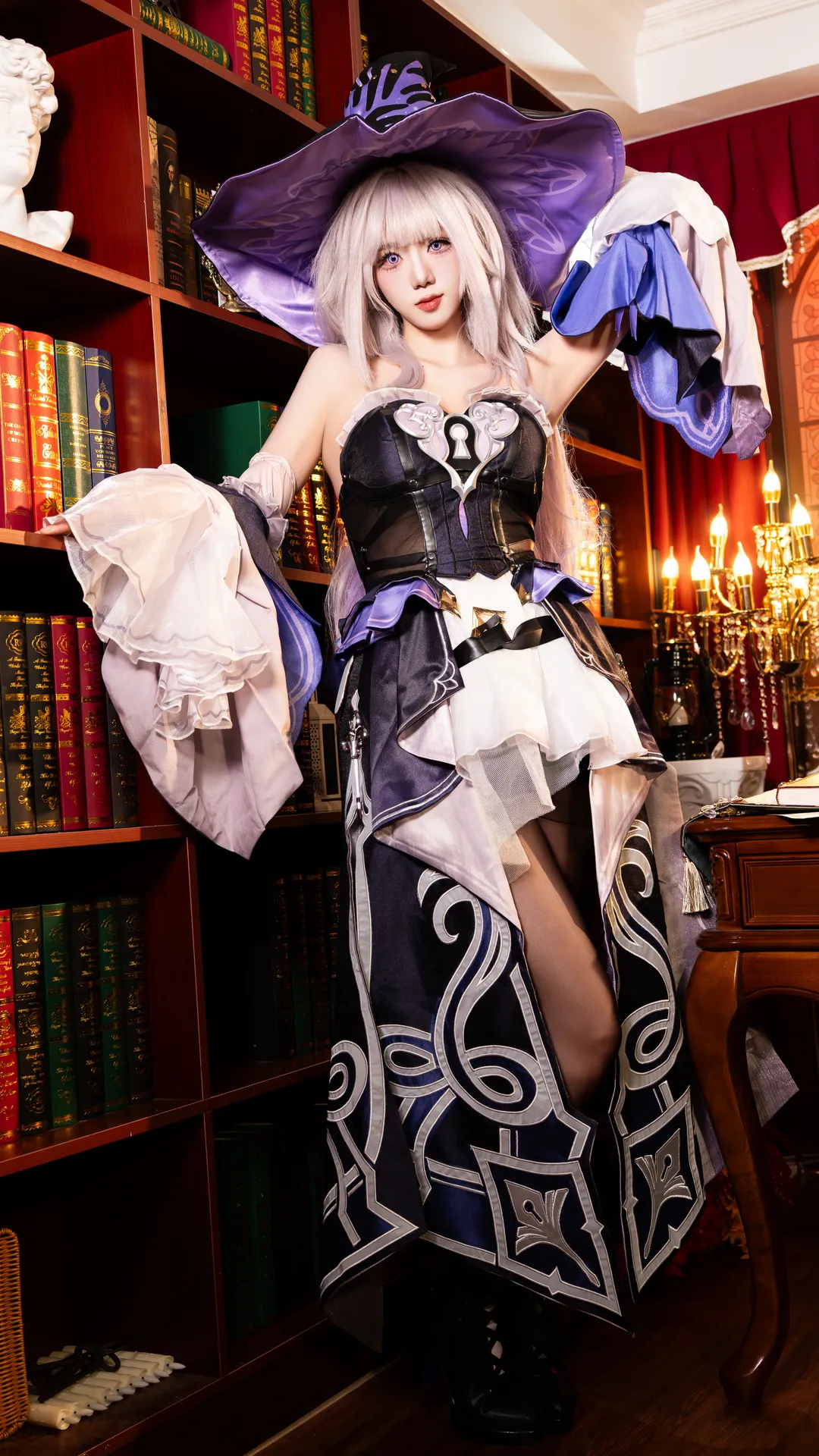 崩坏星穹铁道, 魔法少女, 大黑塔cos, cosplay正片, 二次元写真 - 第4张