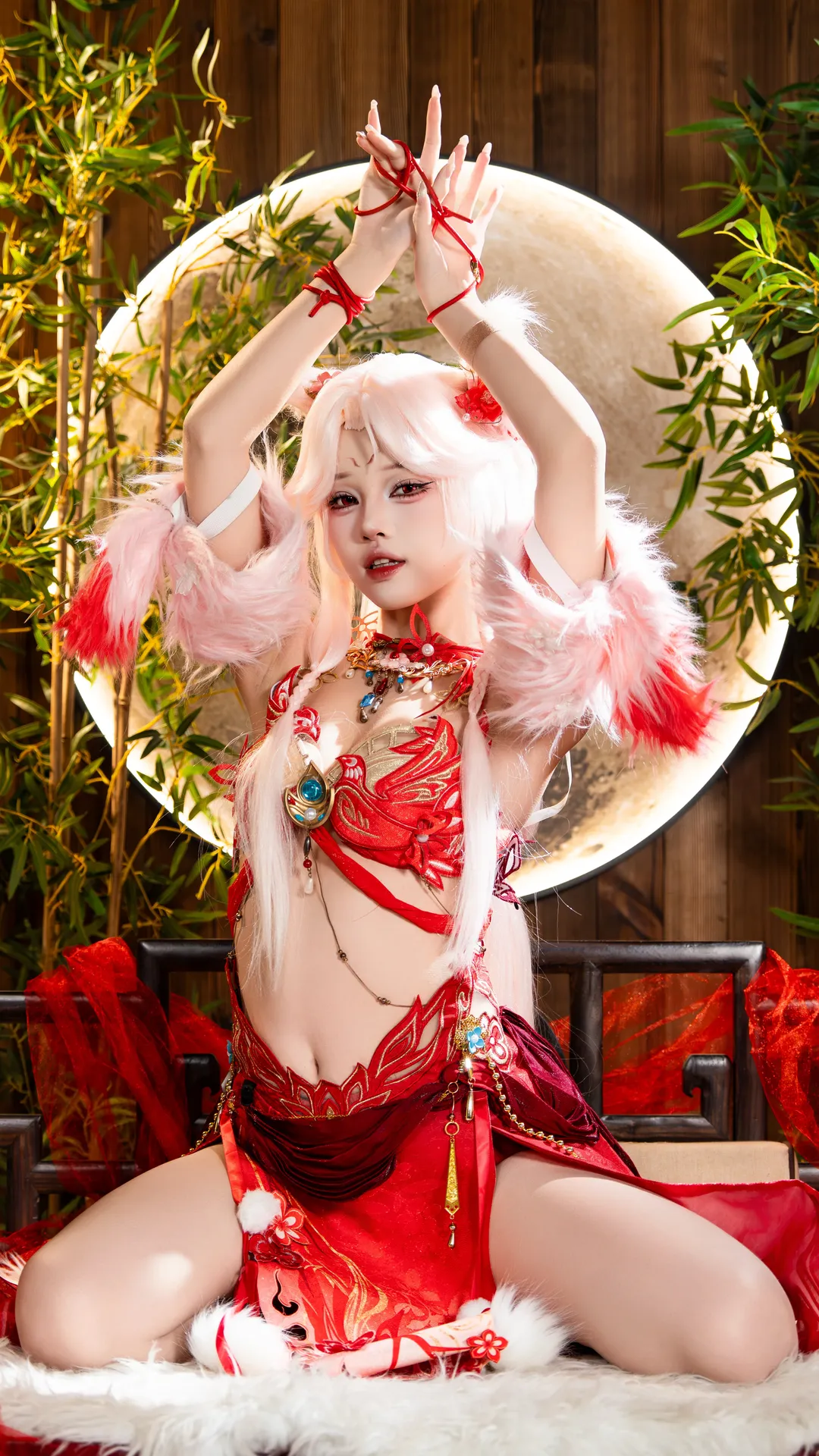 cos正片, 玉玲珑cos, 永劫无间, 国风cosplay, 喜缘红线 - 第1张