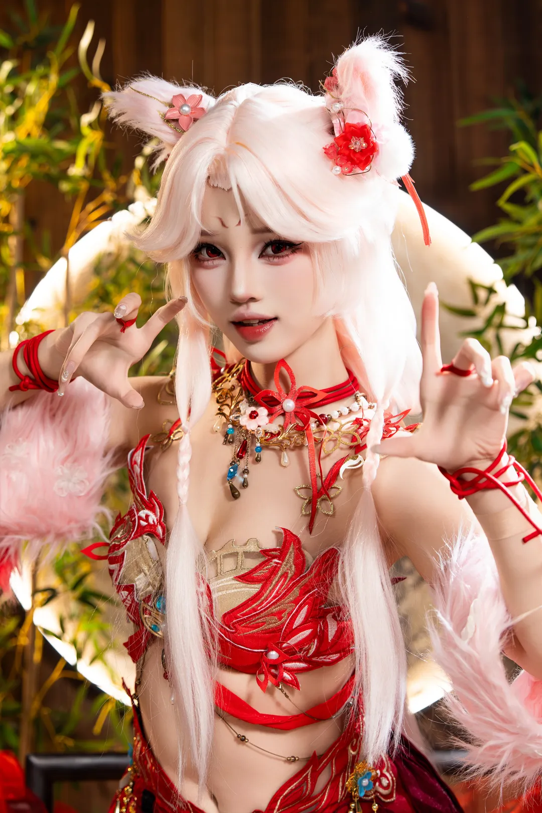 玉玲珑cos, 永劫无间, Cosplay正片, 国风cosplay, 喜缘红线 - 第4张