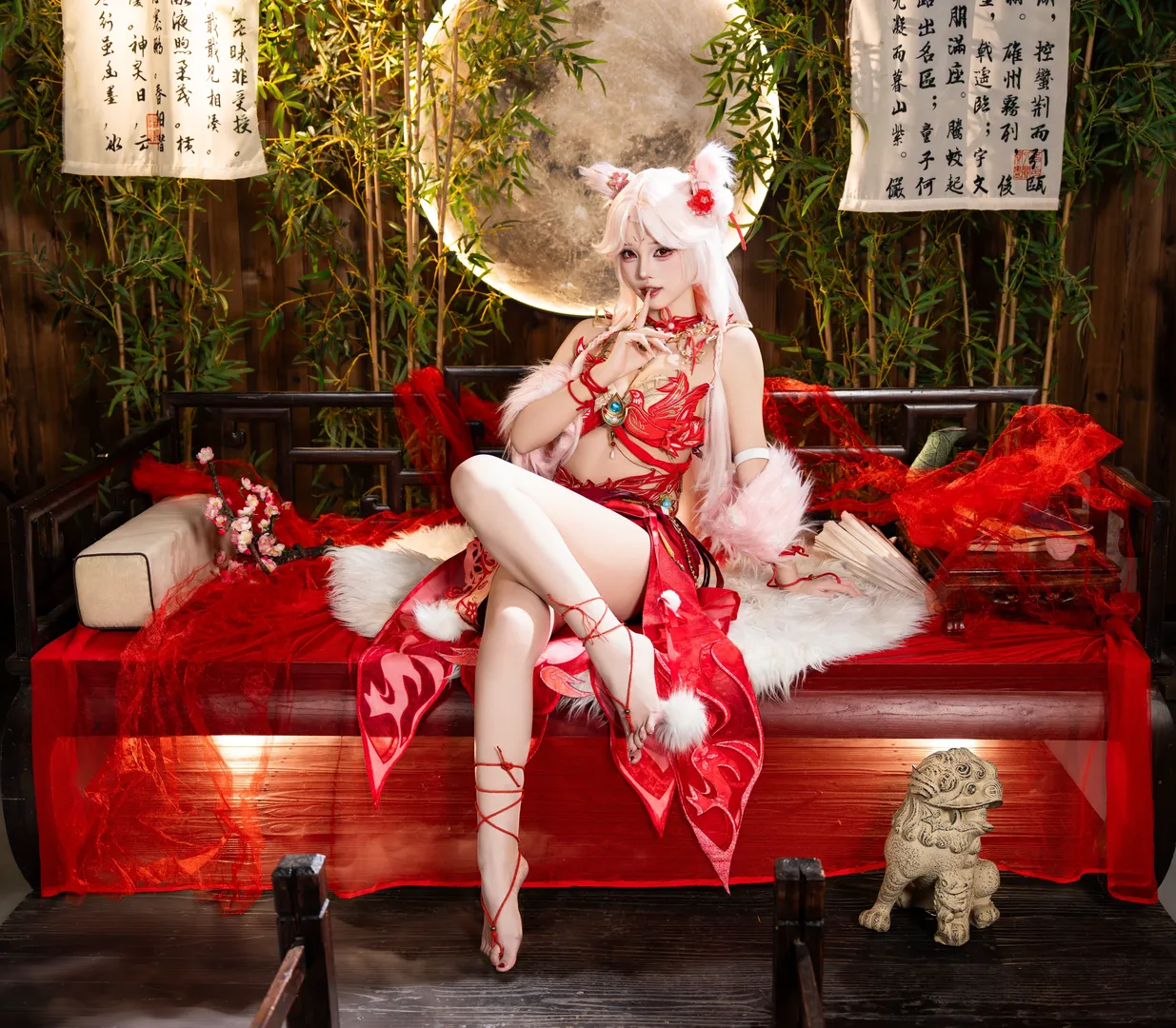 玉玲珑cos, 永劫无间, Cosplay正片, 国风cosplay, 喜缘红线 - 第5张