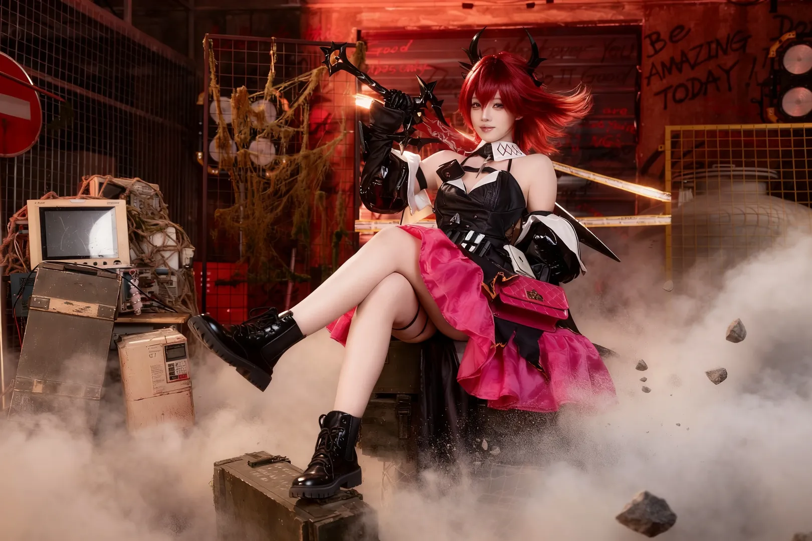 cosplay, 游戏角色还原, 明日方舟终末地, 莱万汀cos, 工业风正片 - 第4张