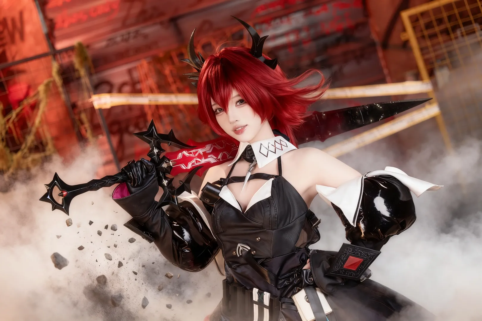 cosplay, 游戏角色还原, 明日方舟终末地, 莱万汀cos, 工业风正片 - 第5张