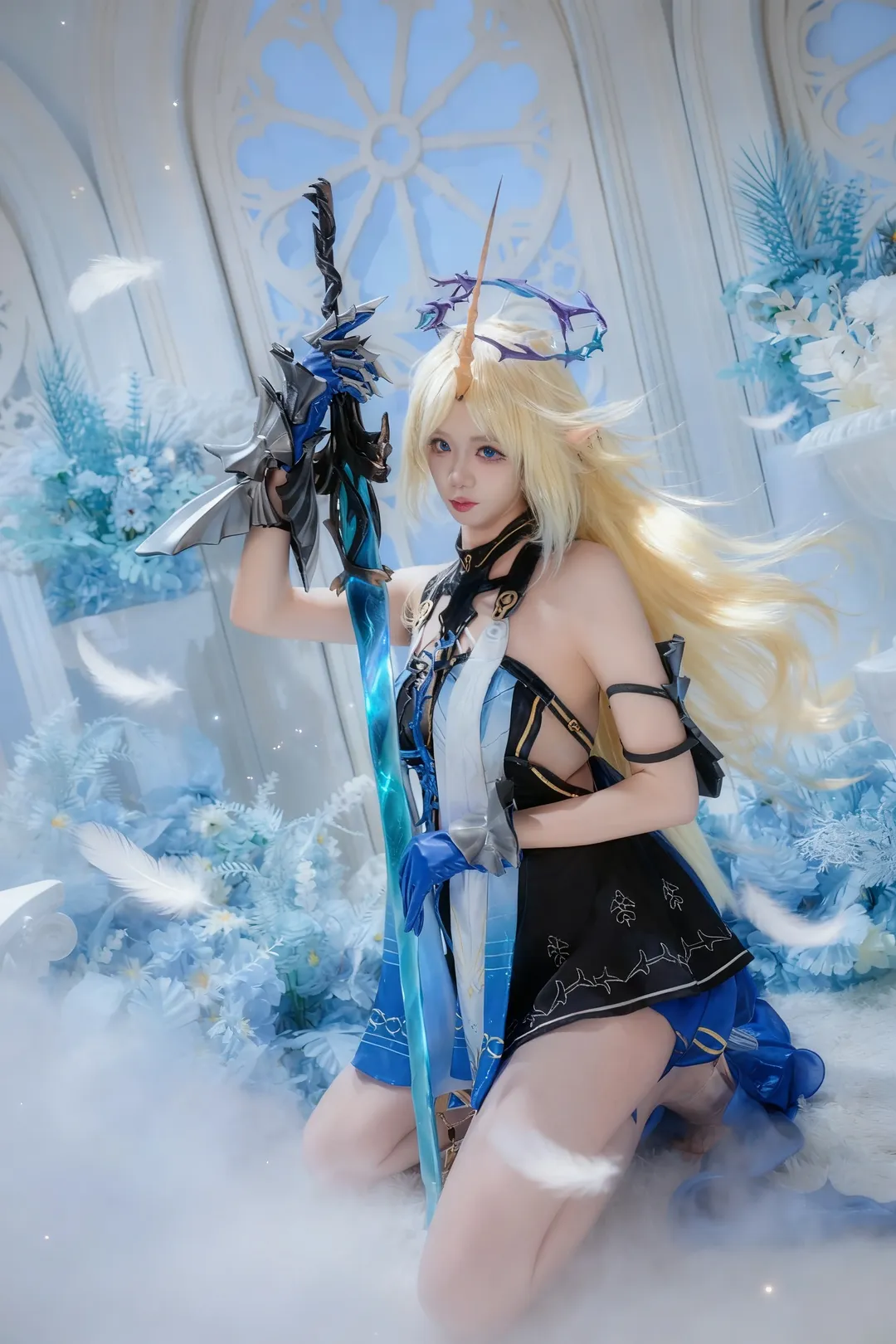 鸣潮, cosplay, 二次元摄影, 卡提希娅cos, 御姐