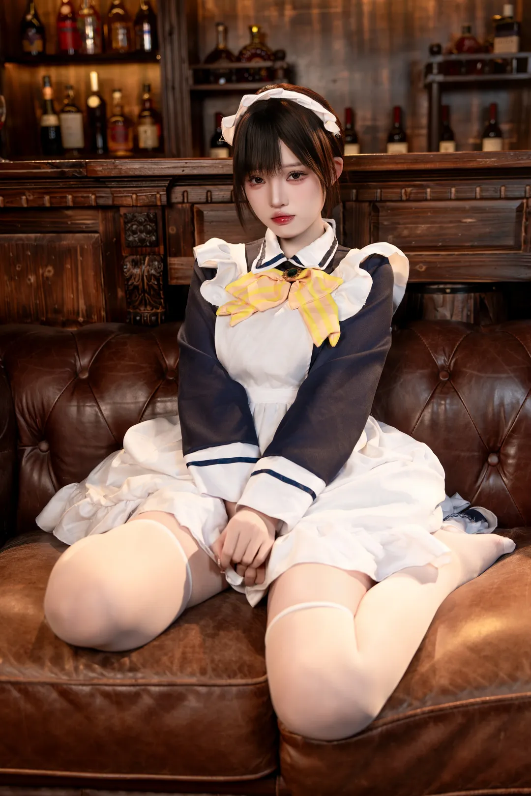 女僕裝, 柚子社, 四季夏目cos, cosplay攝影, 復古酒館 - 第4張