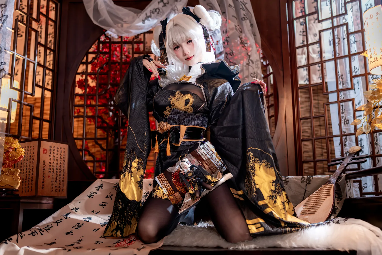 cosplay, 二次元摄影, 布兰儿cos, 胜利女神, 黑丝写真 - 第2张