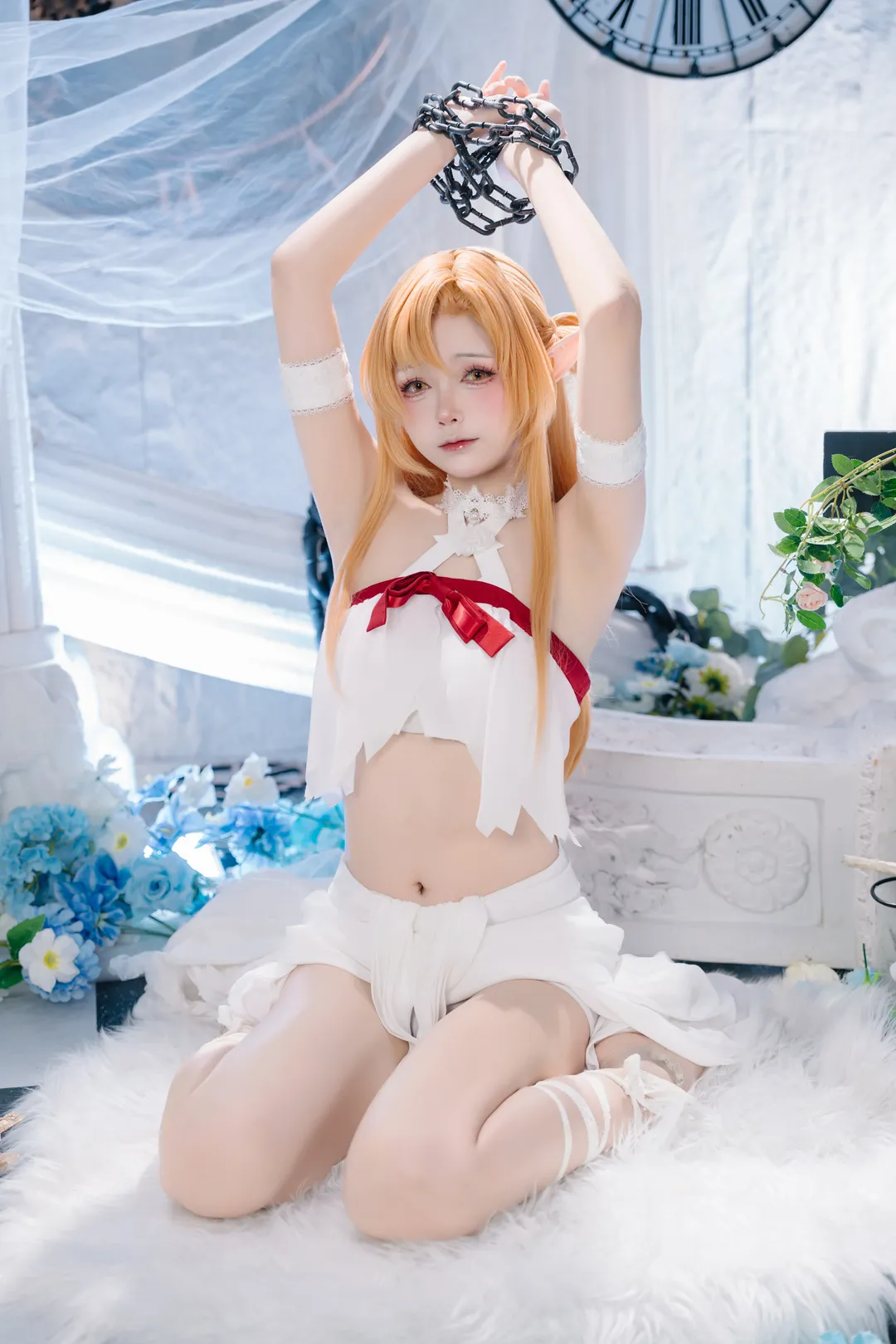 cos正片, 二次元cosplay, 亚丝娜cos, 刀剑神域, 精灵cos - 第4张