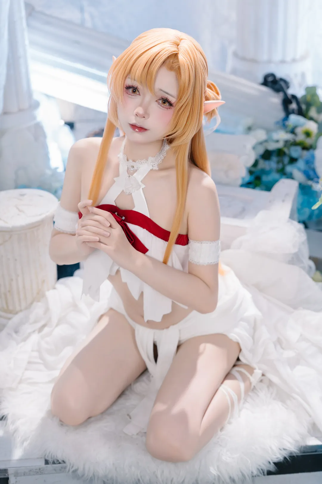 cos正片, 二次元cosplay, 亚丝娜cos, 刀剑神域, 精灵cos - 第5张