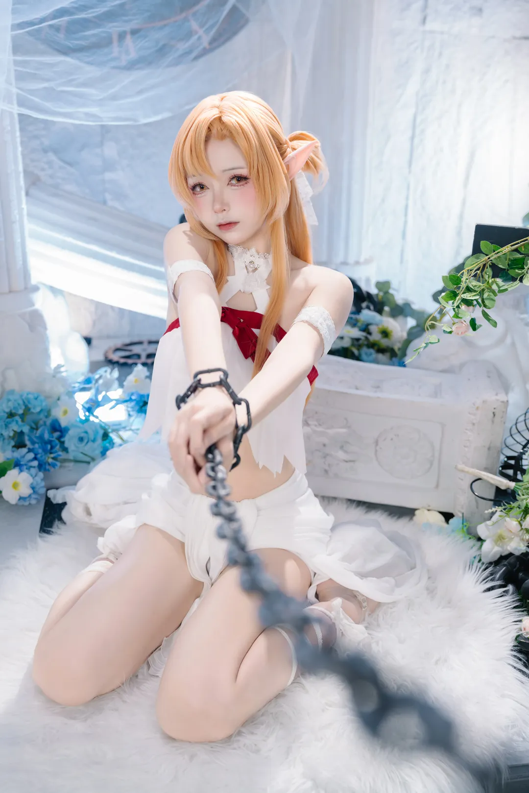 二次元摄影, 亚丝娜cos, 刀剑神域, cosplay正片, 精灵cosplay - 第2张