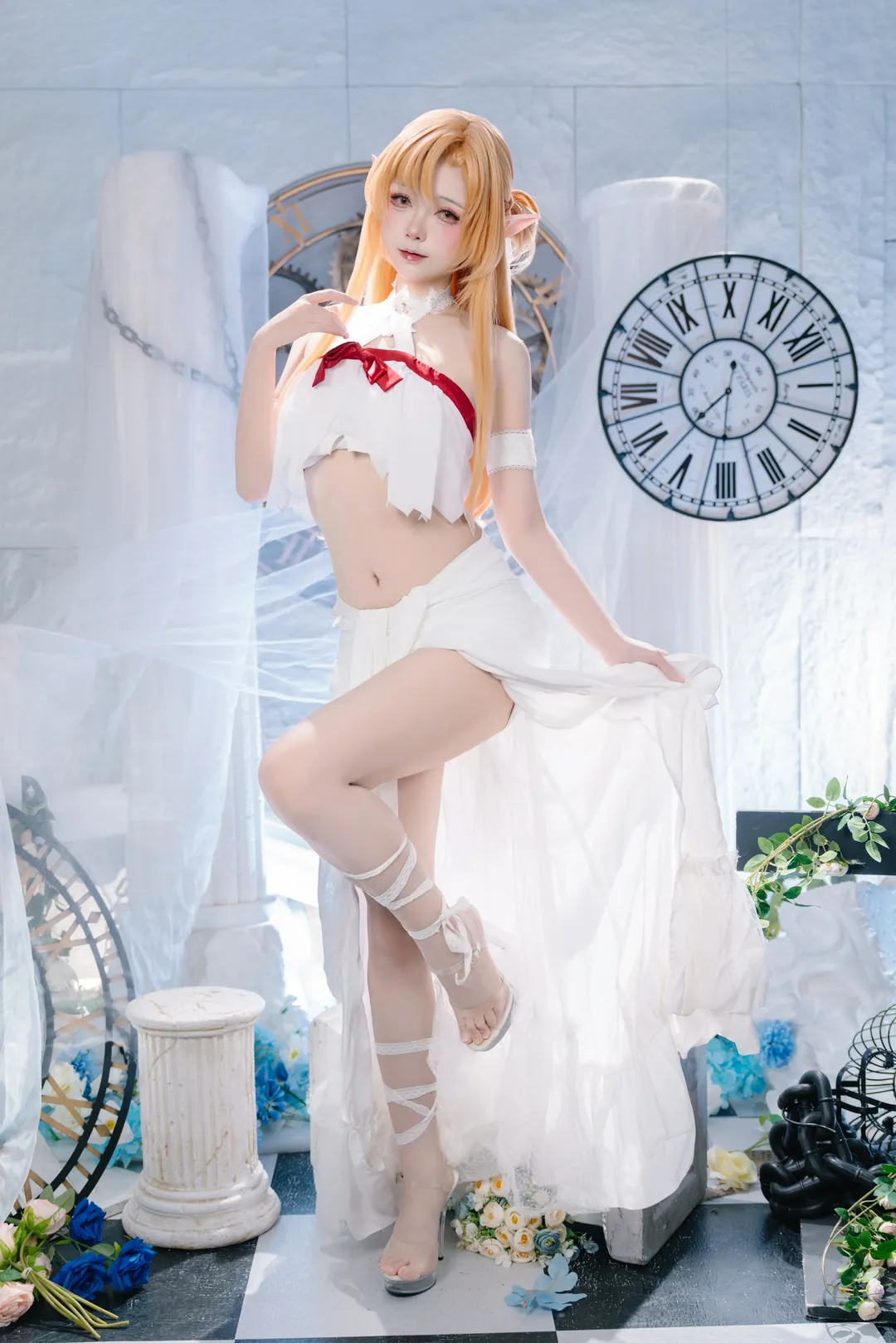 二次元摄影, 亚丝娜cos, 刀剑神域, cosplay正片, 精灵cosplay - 第6张
