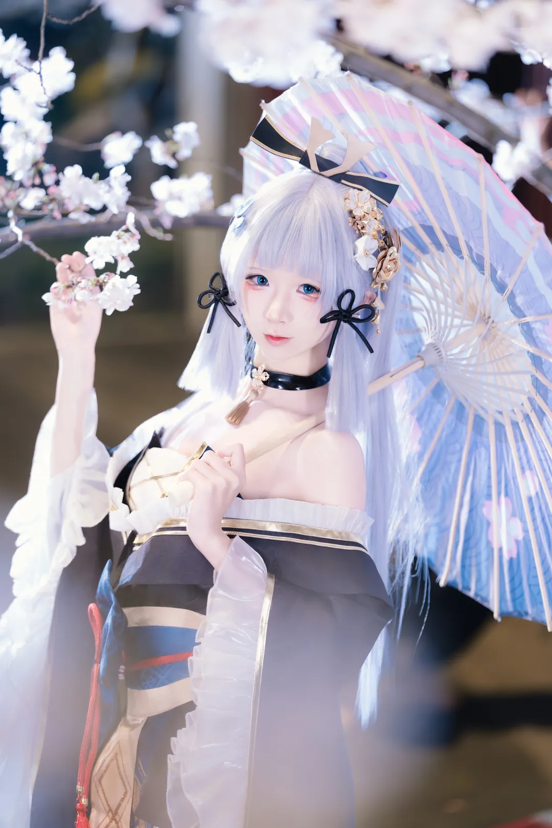 原神, 和风摄影, 二次元cosplay, 神里绫华cos, 黑道千金 - 第5张