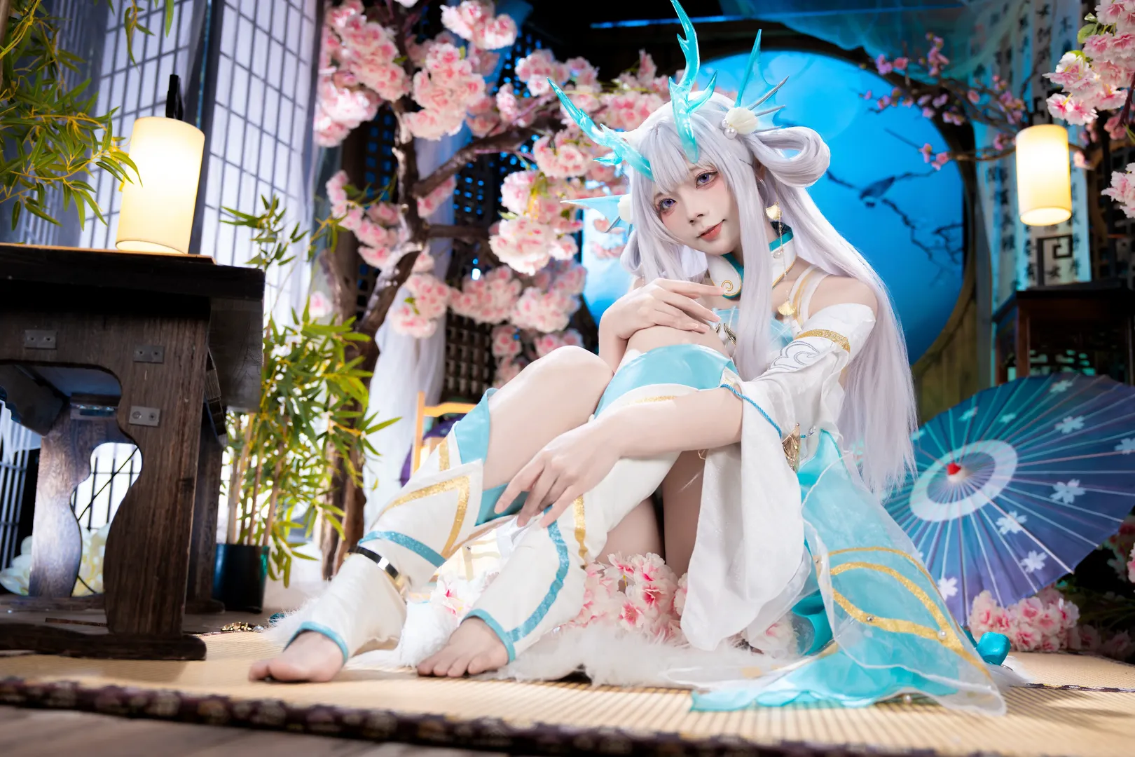 二次元摄影, 王者荣耀, 西施cos, 游龙清影, cosplay正片 - 第1张