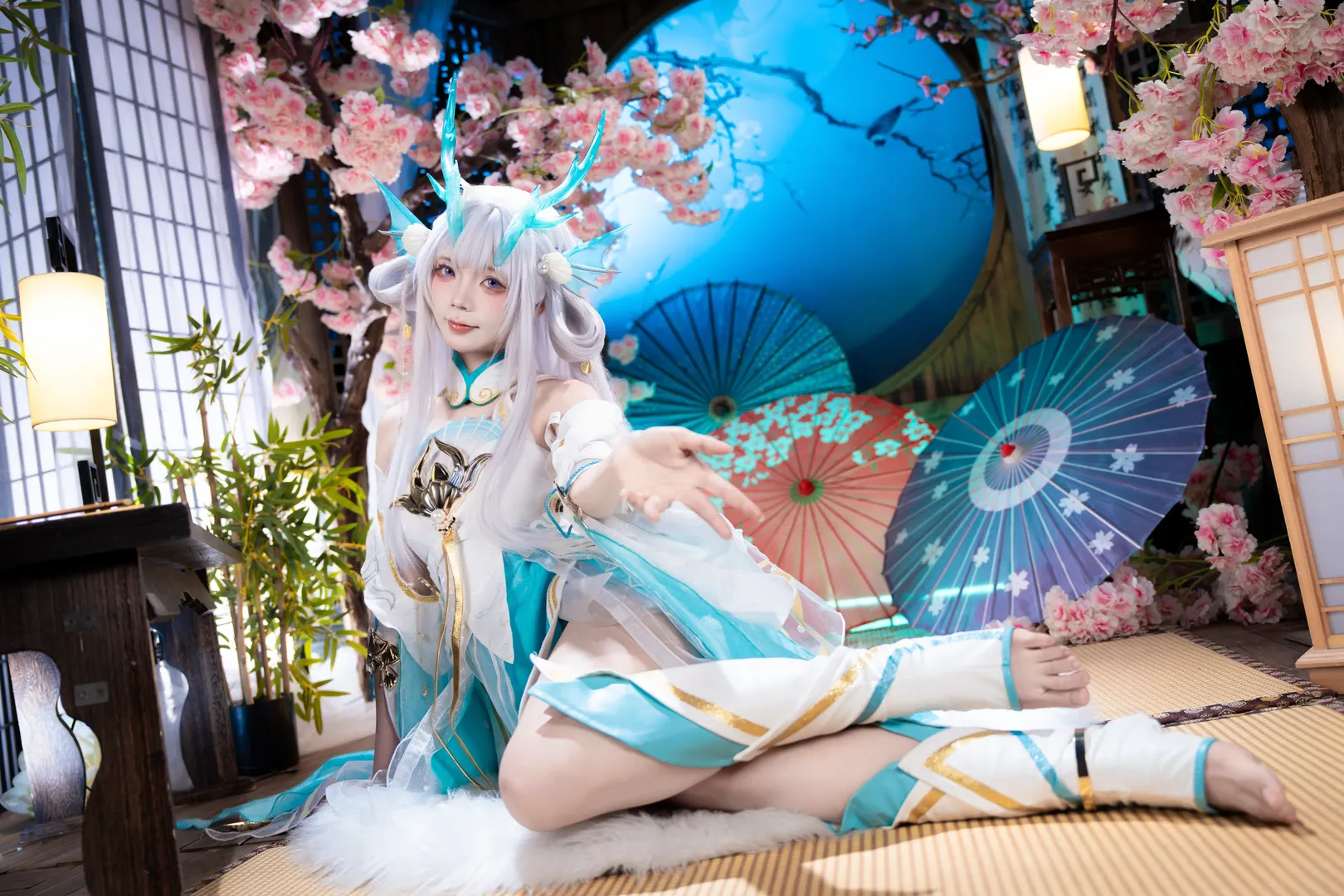 二次元摄影, 王者荣耀, 西施cos, 游龙清影, cosplay正片 - 第2张