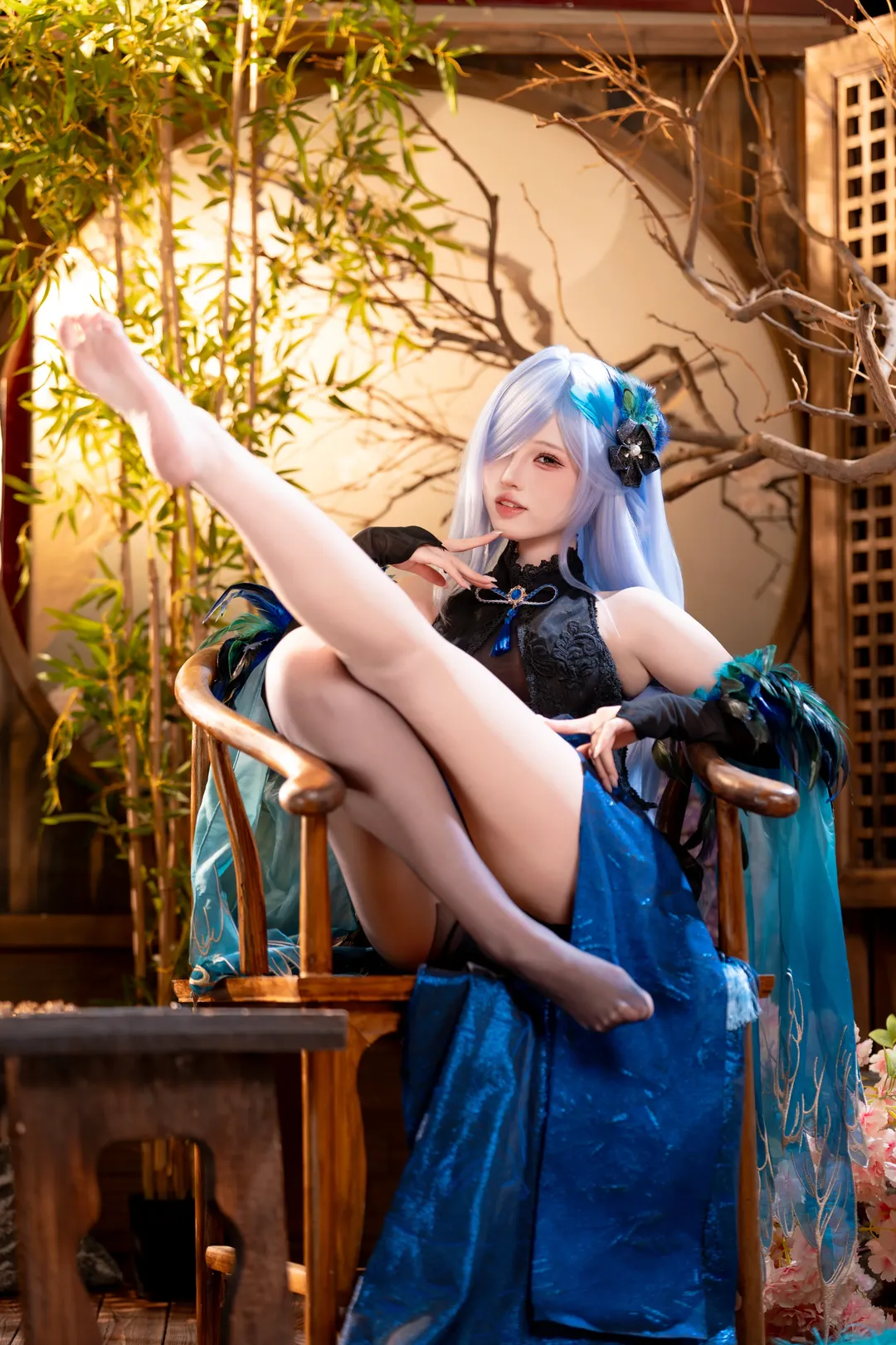Anime-style photography, Azur Lane, Ancient style cosplay, Qipao cosplay, Akimitsu cosplay - Image 2