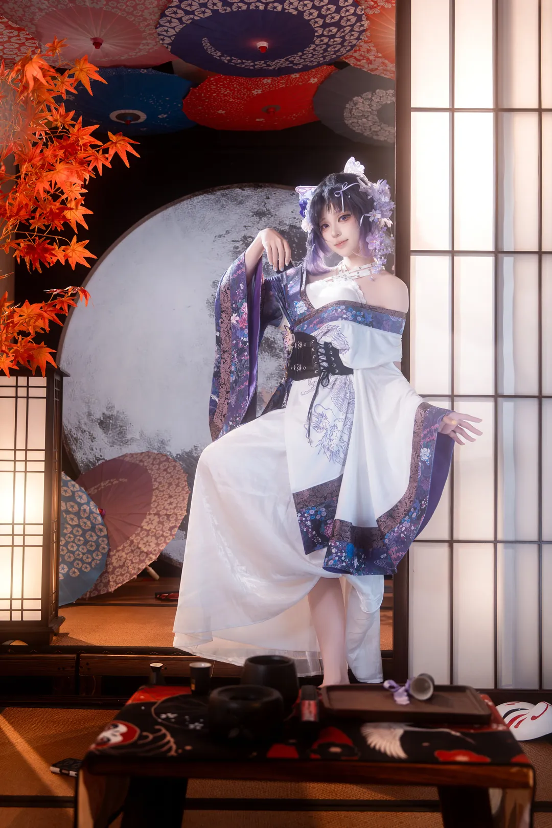 鬼滅之刃, 和風攝影, cosplay正片, 蝴蝶忍cos, 花魁私設