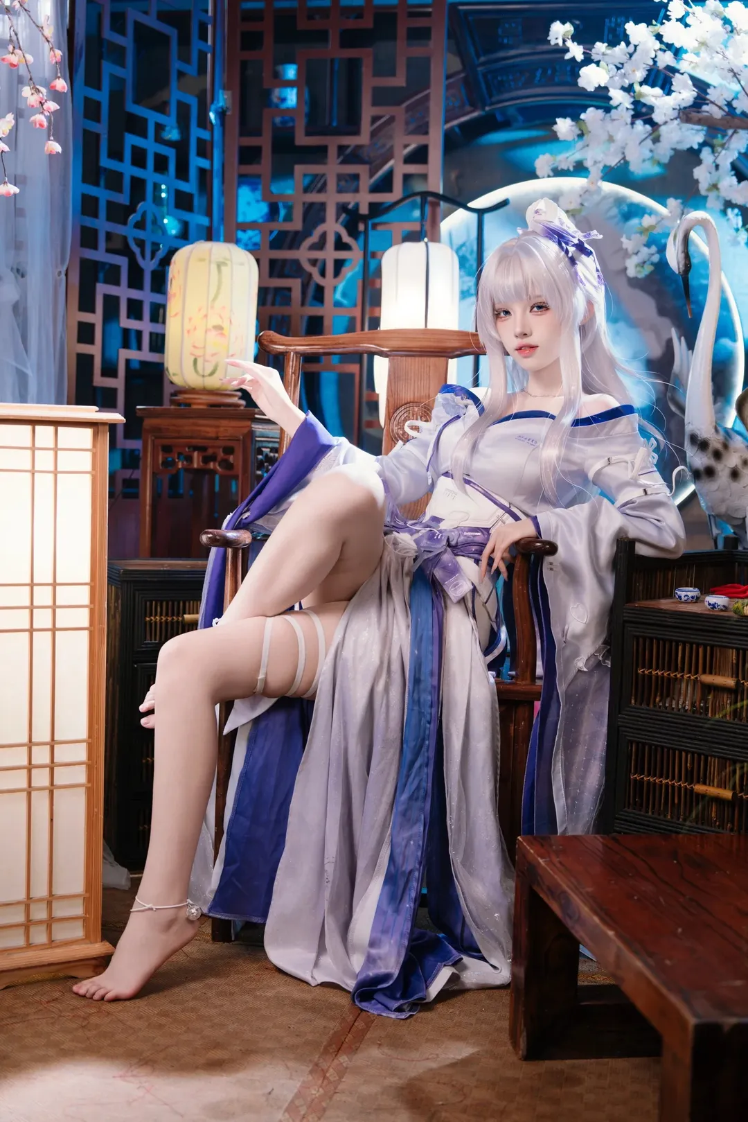 Wuthering Waves, Anime-style photography, Traditional style cosplay, Hiyuki cosplay, Xianxia cosplay