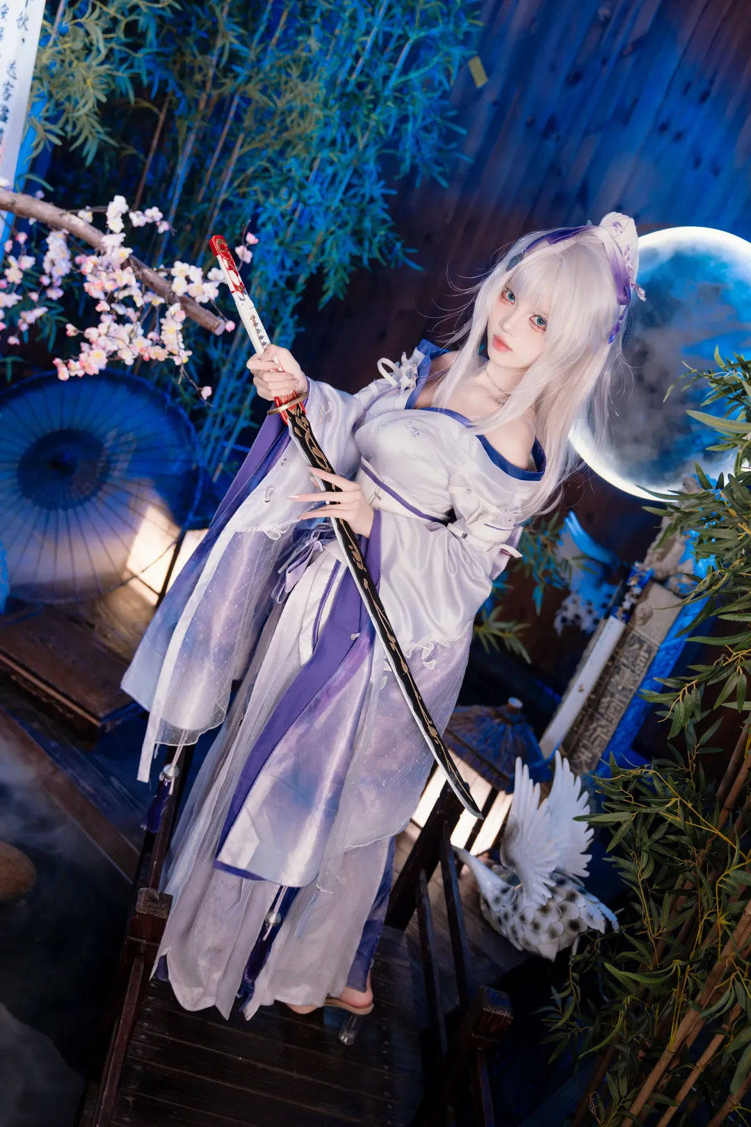 鸣潮, 二次元摄影, 古风cosplay, 绯雪cos, 仙侠cos - 第4张