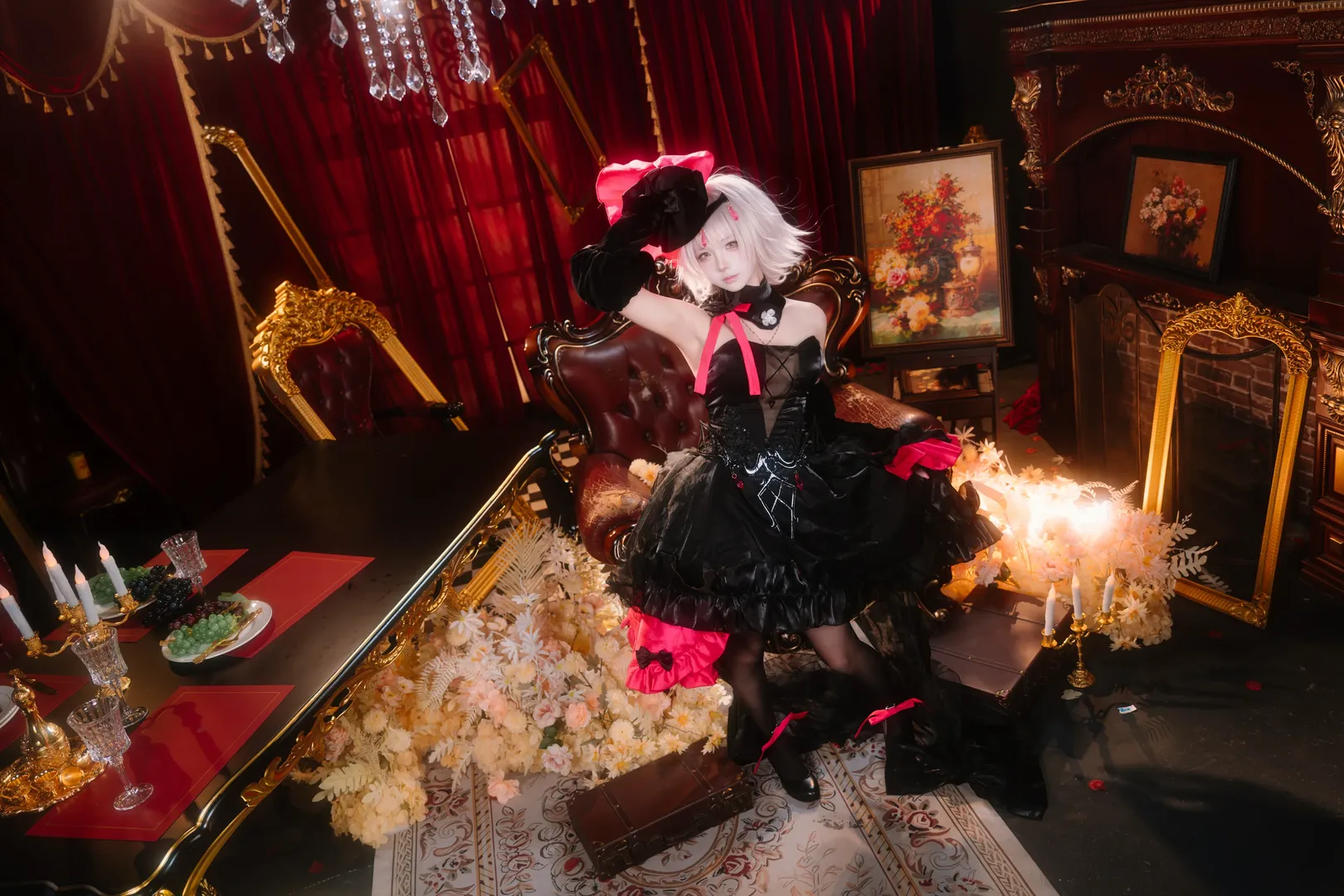 Fate/Grand Order, 二次元コスプレ, ジャンヌ・ダルク（オルタ）コスプレ, 黒タイツ コーデ, ゴシック風写真 - 5枚目