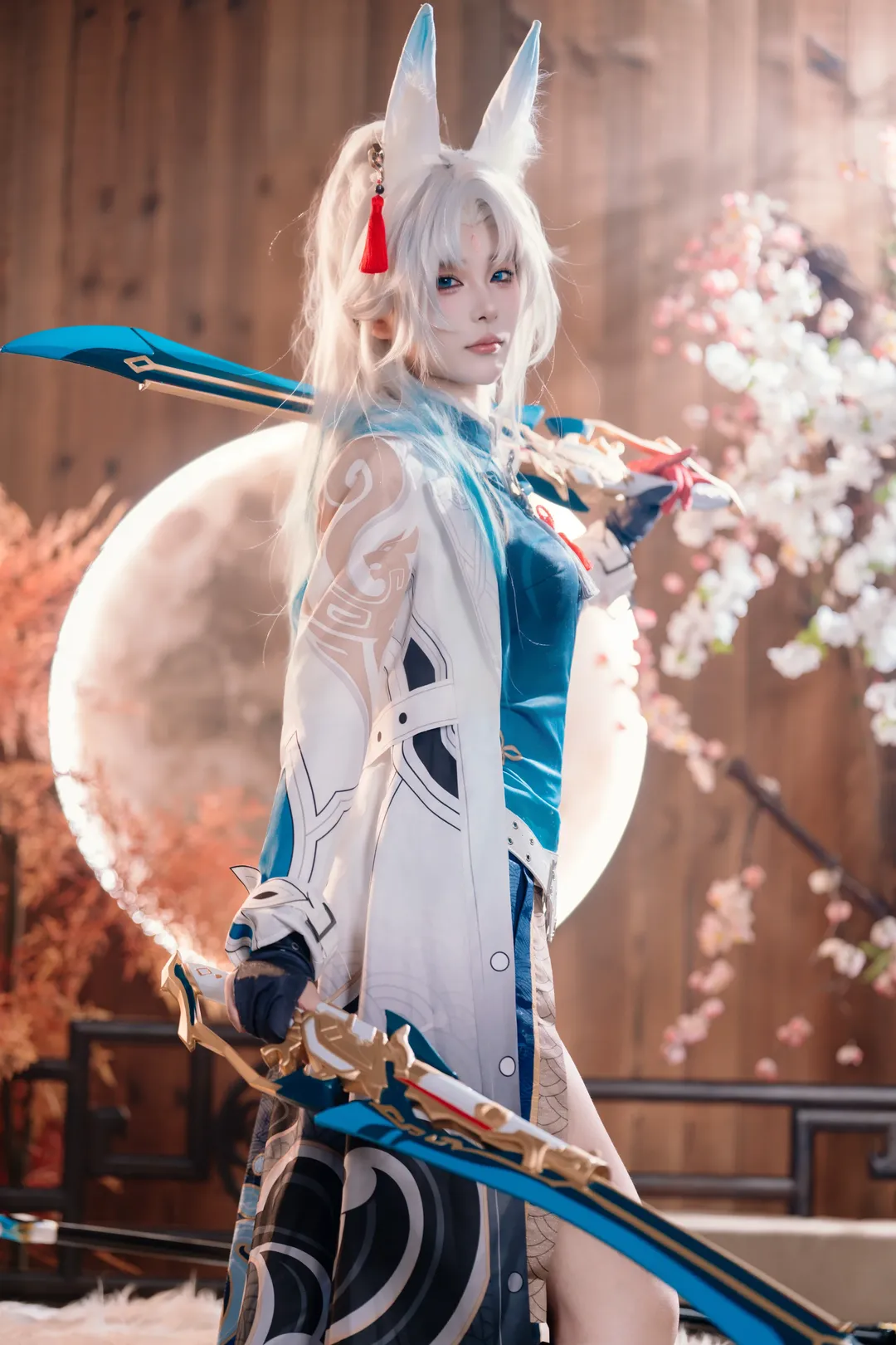 二次元摄影, 崩坏星穹铁道, 飞霄cos, cosplay正片, 狐耳将军 - 第4张
