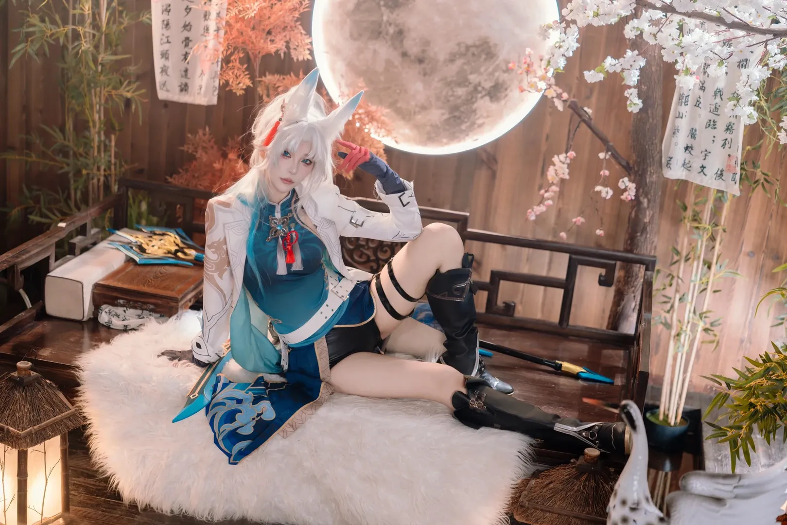 崩坏星穹铁道, 二次元cosplay, 古风cos, 飞霄cos, 摄影棚正片