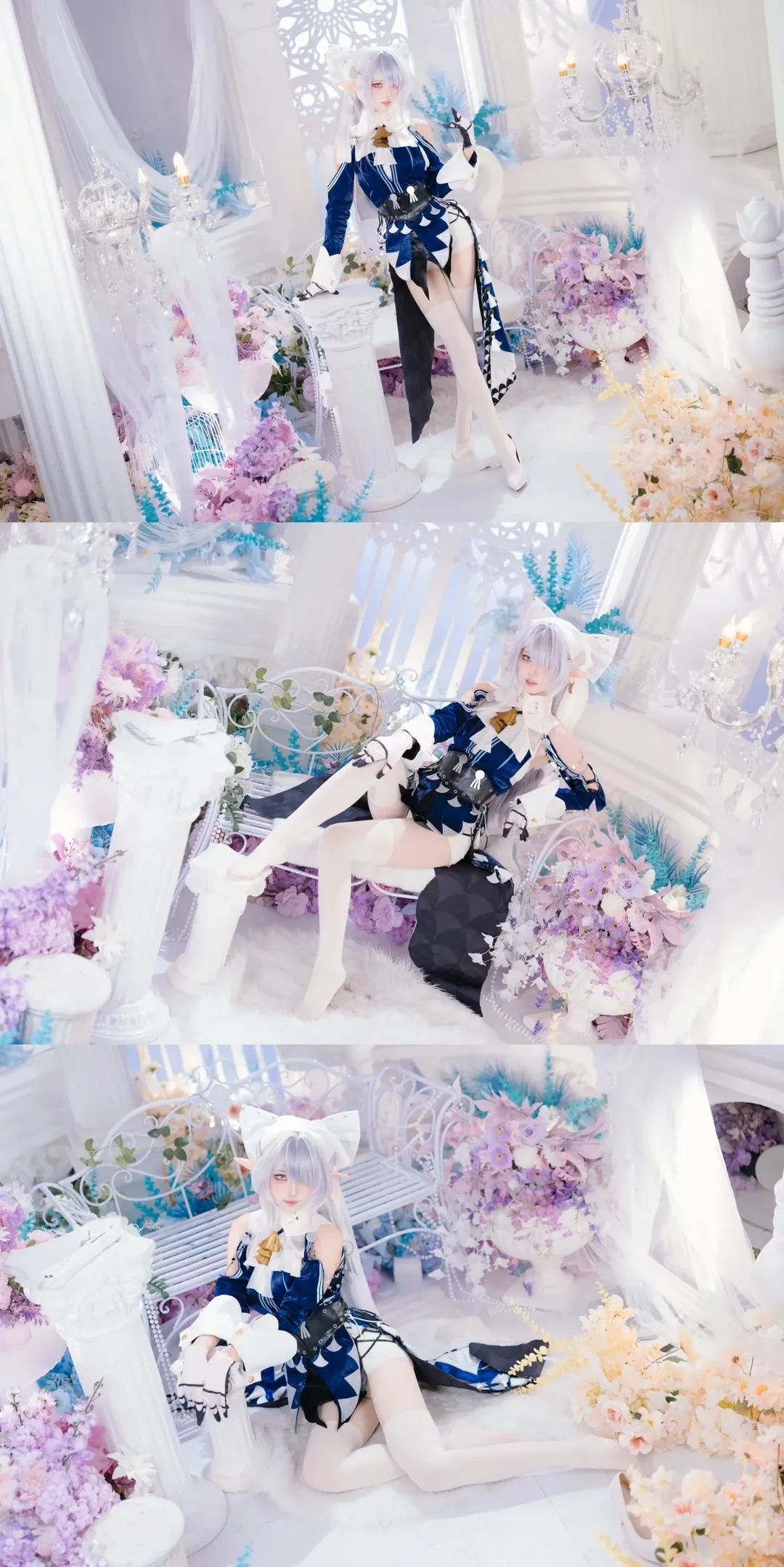 绝区零, 二次元摄影, cosplay正片, 白丝穿搭, 维琳娜cos - 第1张