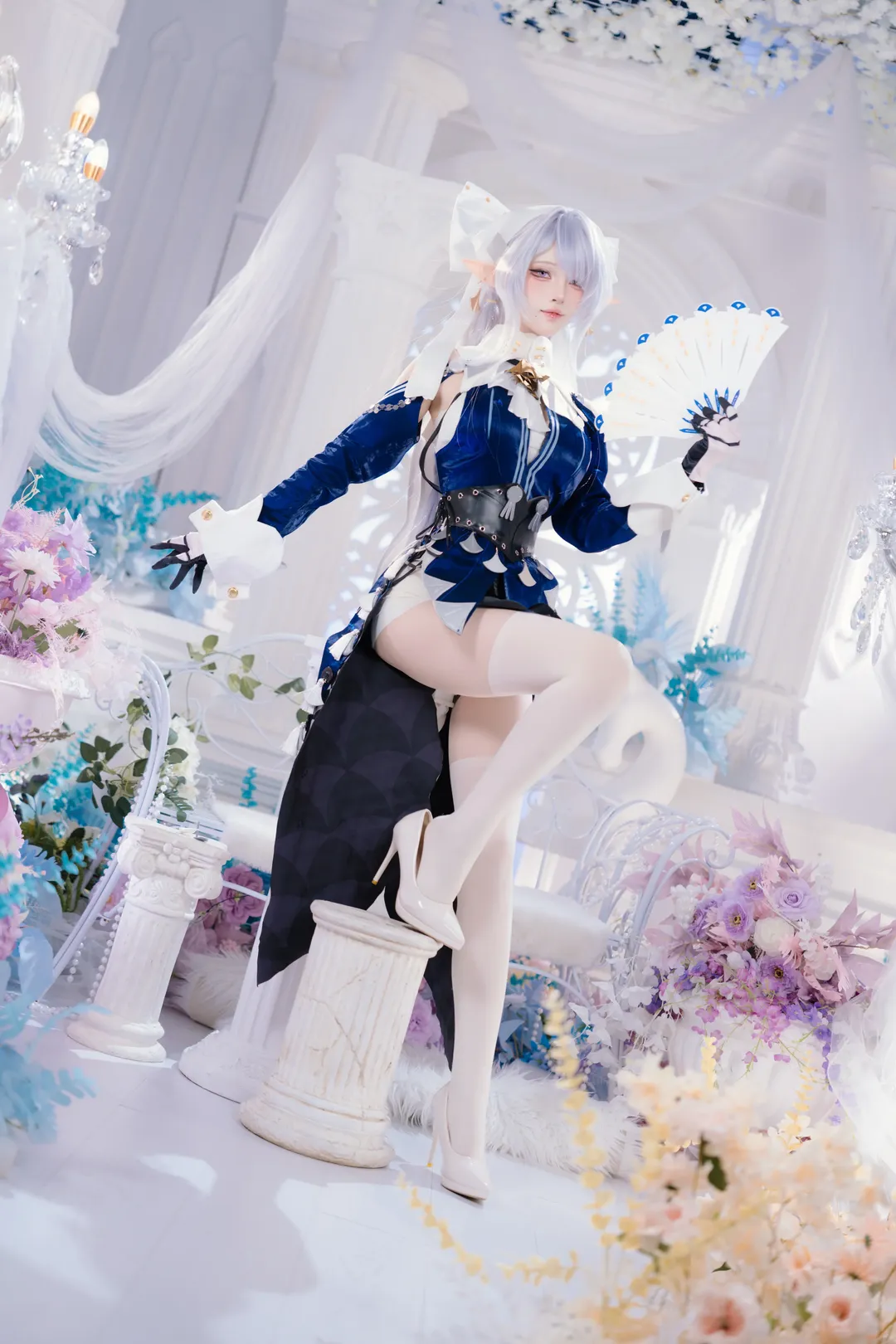 绝区零, 二次元摄影, cosplay正片, 白丝穿搭, 维琳娜cos