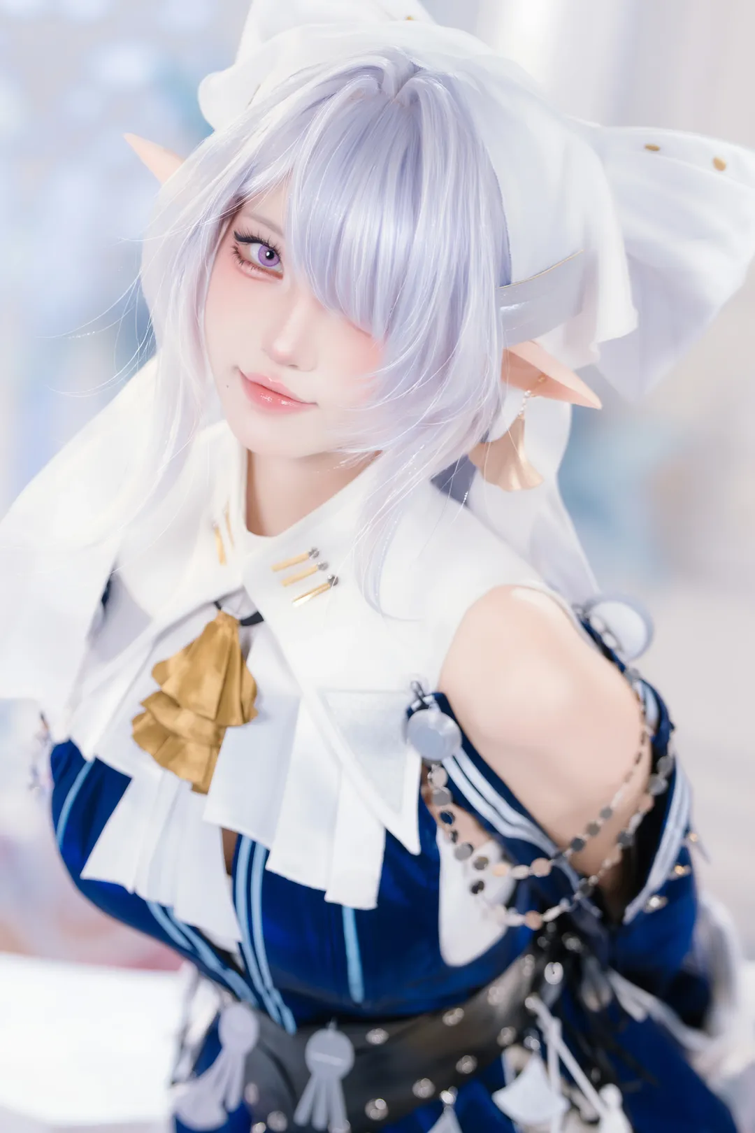 绝区零, 二次元摄影, cosplay正片, 白丝穿搭, 维琳娜cos - 第5张