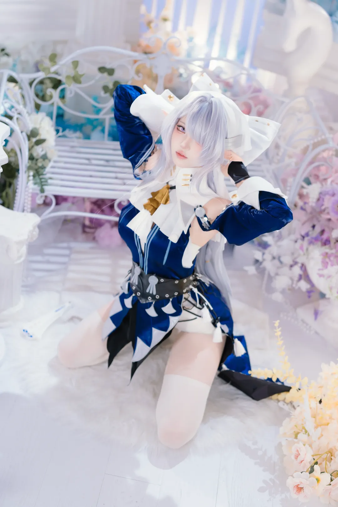 绝区零, 二次元摄影, cosplay正片, 白丝穿搭, 维琳娜cos - 第7张