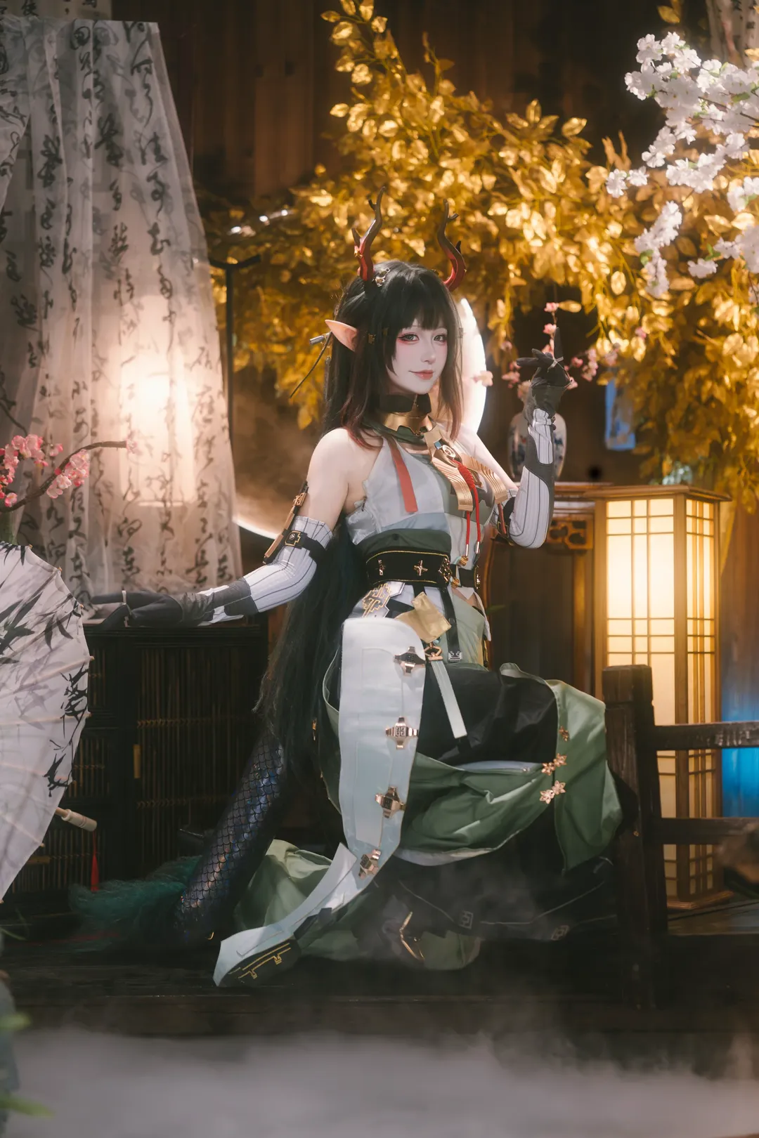 Anime-style photography, Traditional style cosplay, Arknights: Endfield, Zhuang Fangyi cosplay, Chronicles of Seeking Scattered Legacies