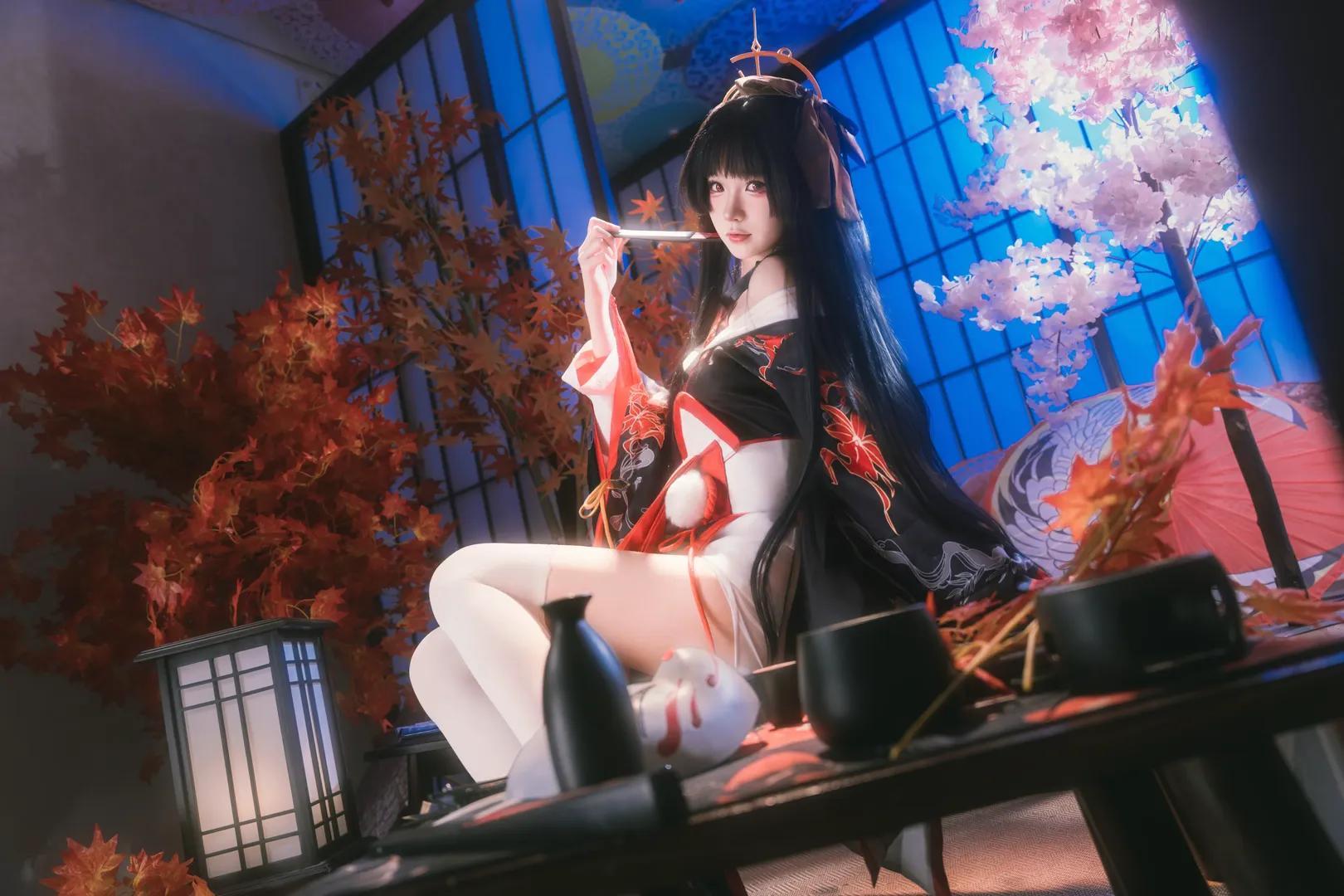 二次元撮影, コスプレ写真, ネバエバ, 和風コスプレ, 潯 コスプレ - 1枚目