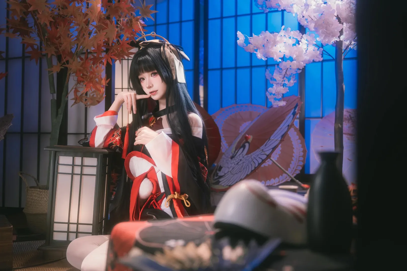 二次元撮影, コスプレ写真, ネバエバ, 和風コスプレ, 潯 コスプレ - 4枚目