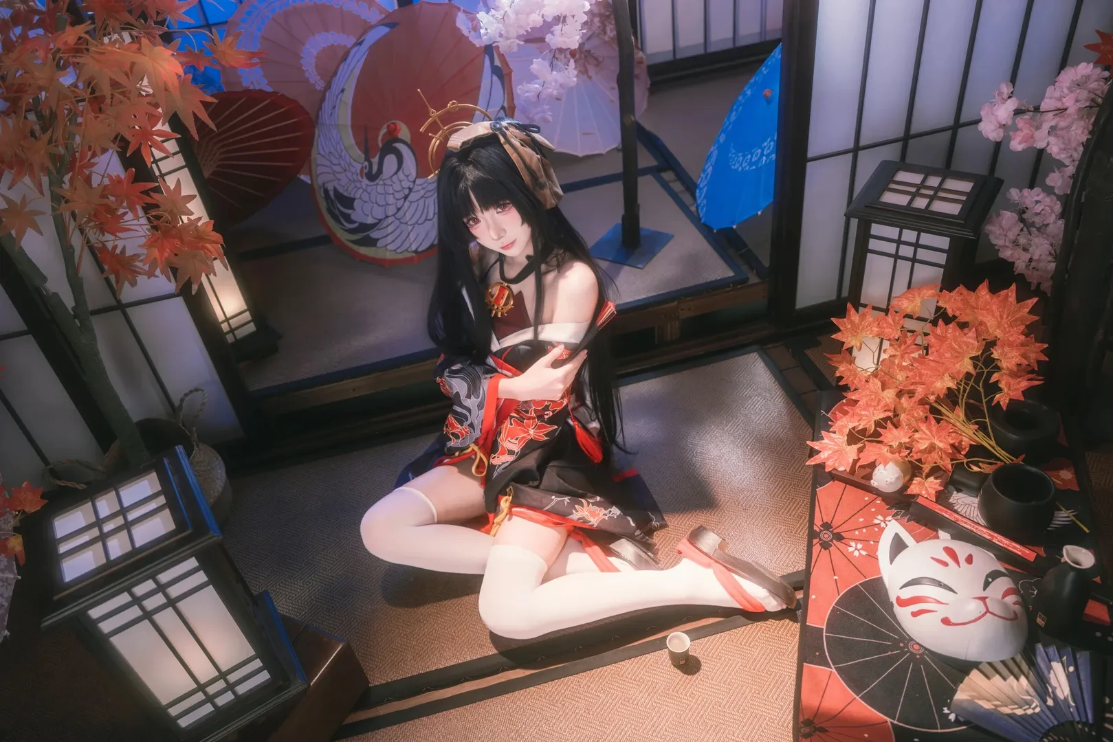 二次元撮影, コスプレ写真, ネバエバ, 和風コスプレ, 潯 コスプレ - 5枚目