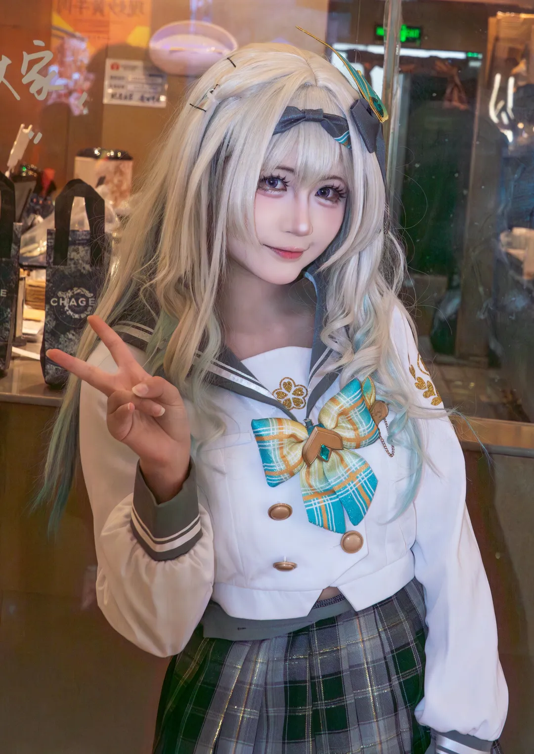 崩坏星穹铁道, 流萤cos, cosplay日常, 校园风cos, 真实感摄影 - 第2张