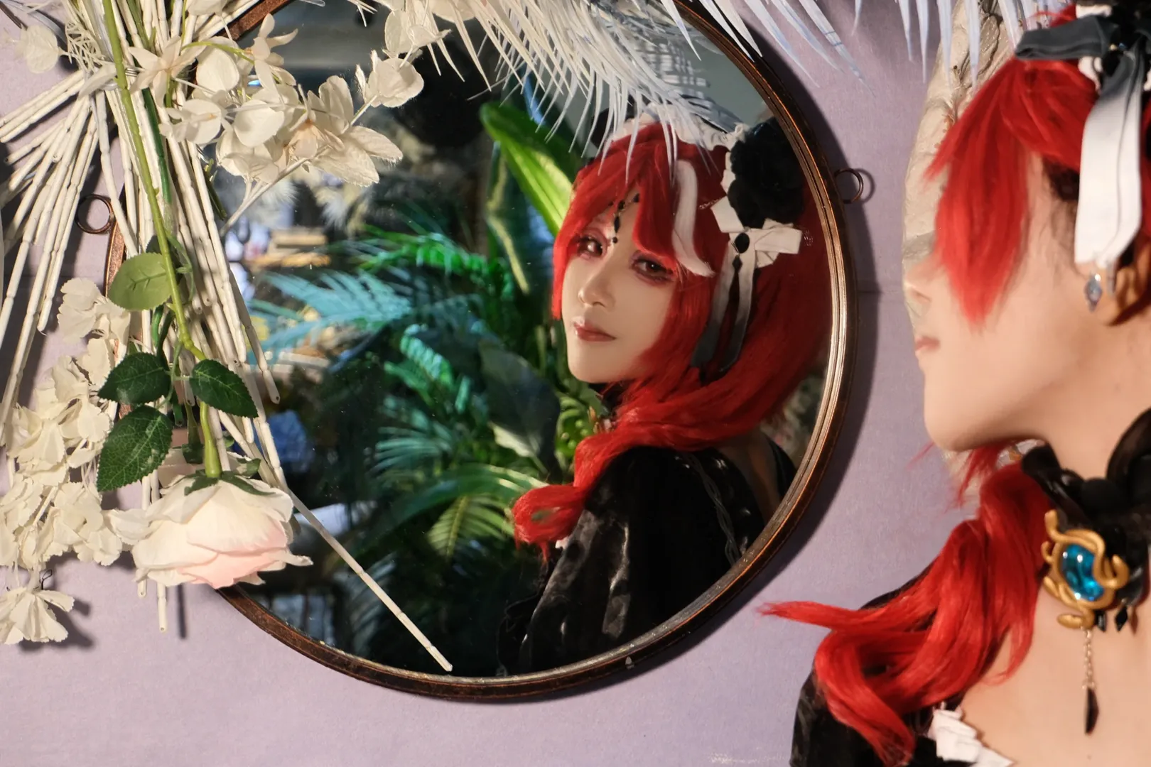 第五人格, cosplay正片, 真理之下绯cos, 哥特风女仆, 角色扮演拍摄 - 第6张