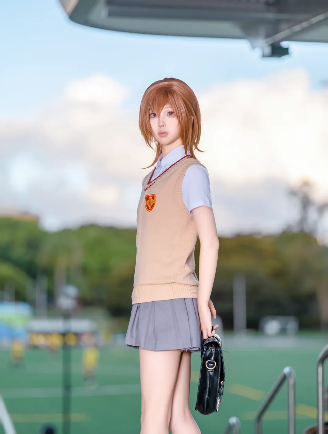 悉尼二次元摄影, 御坂美琴cos, 校园制服摄影, 常盘台中学cosplay, UNSW外景 - 第4张