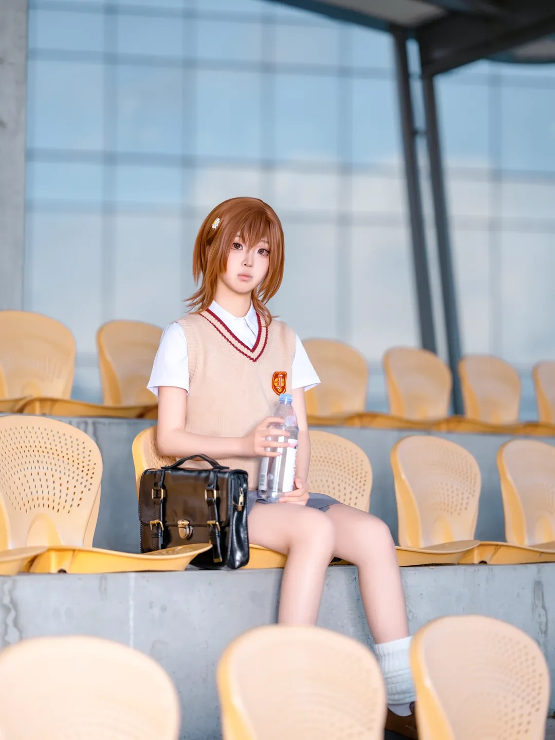 悉尼二次元摄影, 御坂美琴cos, 校园制服摄影, 常盘台中学cosplay, UNSW外景