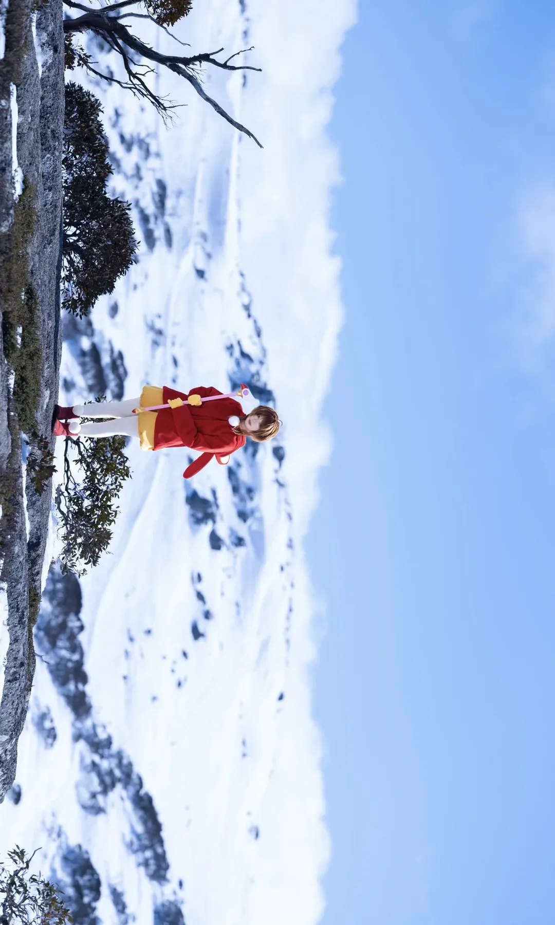 二次元摄影, 小樱cos, cosplay正片, 雪山外景, 悉尼摄影